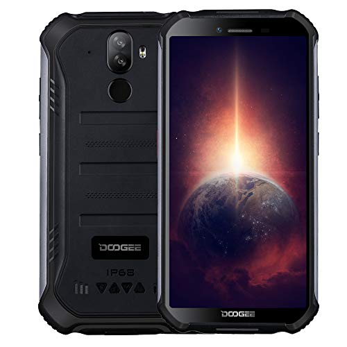 Outdoor Smartphone DOOGEE S40 PRO【4GB RAM 64GB ROM】, Android 10 IP68 Robustes Handy Ohne Vertrag, Helio A25 Octa Core, 5,45’’ Gorilla-Glasbildschirm, 13MP Dreifachkamera, NFC-Fingerabdruck Schwarz Outdoor Smartphone DOOGEE S40 PRO【4GB RAM 64GB ROM】, Android 10 IP68 Robustes Handy Ohne Vertrag, Helio A25 Octa Core, 5,45’’ Gorilla-Glasbildschirm, 13MP Dreifachkamera, NFC-Fingerabdruck Schwarz von DOOGEE