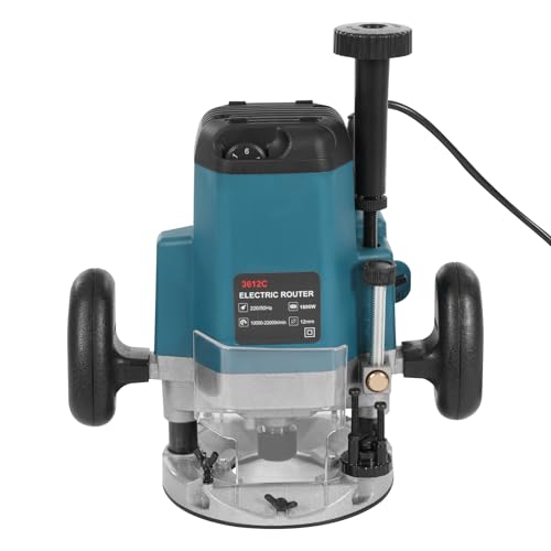 2000W 220V Electric Hand Holz Oberfräse Kantenfräse,6 variable Geschwindigkeiten Tragbarer Handrouter Holzbearbeitung mit 15 Fräsmesser,Router Holzbearbeitungswerkzeug-Kit zum Trimmen von 2000W 220V Electric Hand Holz Oberfräse Kantenfräse,6 variable Geschwindigkeiten Tragbarer Handrouter Holzbearbeitung mit 15 Fräsmesser,Router Holzbearbeitungswerkzeug-Kit zum Trimmen von von DOPBENT
