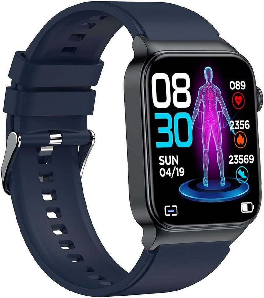 DOPWii 1,92-Zoll-HD-Voll-Touchscreen-Fitness-Tracker-Uhr Smartwatch von DOPWii