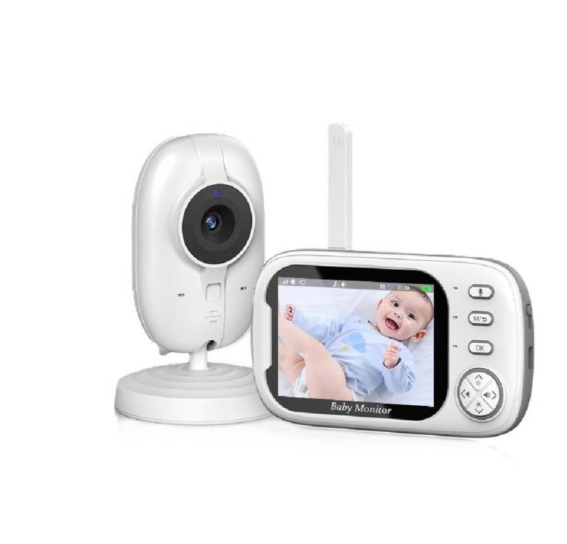 DOPWii Video-Babyphone Babyphone,Babymonitor mit 3.5"LCD Bildschirm 360° Blickwinkel Kamera, Babyphone mit Kamera 3.5"LCD Bildschirm 360° Blickwinkel von DOPWii