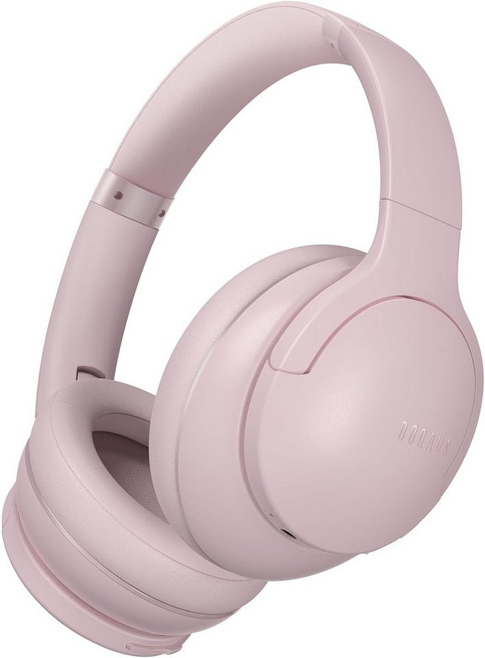 DOQAUS Bis zu 90 Std 3 EQ-Modi, HiFi Stereo, Eingebautes Mikrofon, Faltbares Kopfhörer (Bluetooth 5.3 für stabile Verbindung: Dank Bluetooth 5.3 bleibt die Verbindung bis zu 20 Meter stabil und schnell, ideal für ununterbrochenen Musikgenuss., Bluetooth, Eingebautes Mikrofon für klare Anrufe Das integrierte ermöglicht klare) von DOQAUS