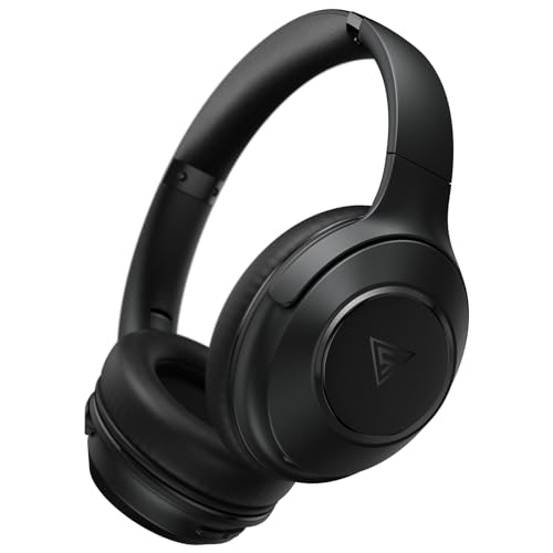 DOQAUS Bluetooth Kopfhörer Over Ear, 70 Stunden Spielzeit,Kopfhörer Kabellos Bluetooth mit 3 EQ-Modi,HiFi-Stereo Faltbares Bluetooth 5.3 Wireless Headphones für Reisen/Büro/Handy/PC-Schwarz von DOQAUS