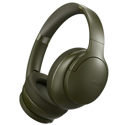DOQAUS Kopfhörer Kabellos Bluetooth,Bis zu 90 Std Bluetooth Kopfhörer Over-Ear mit 3 EQ-Modi, HiFi Stereo, Eingebautes Mikrofon, Faltbares Wireless Headphones für Handys/iPad/Laptops/PC (Grün) von DOQAUS