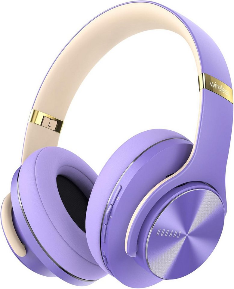 DOQAUS Weiche Bis zu 90 Std mit 3 EQ-Modi,HiFi Stereo Faltbare mit Mikrofon Headset (Integriertes Mikrofon: Nehmen Sie Anrufe klar und deutlich entgegen, ohne die Kopfhörer abnehmen zu müssen – perfekt für unterwegs oder im Homeoffice., Bluetooth, Drei Klangmodi Wählen ausgewogenen, bassverstärkten & hochauflösenden) DOQAUS Weiche Bis zu 90 Std mit 3 EQ-Modi,HiFi Stereo Faltbare mit Mikrofon Headset (Integriertes Mikrofon: Nehmen Sie Anrufe klar und deutlich entgegen, ohne die Kopfhörer abnehmen zu müssen – perfekt für unterwegs oder im Homeoffice., Bluetooth, Drei Klangmodi Wählen ausgewogenen, bassverstärkten & hochauflösenden) von DOQAUS