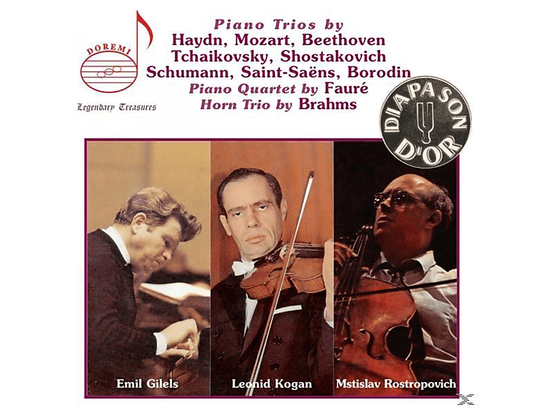 Emil Gilels, Emil/kogan/rostropowitsch Gilels - Piano Trios By Haydn/Mozart/+ (CD) von DOREMI
