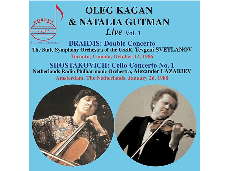 Gutman,Natalia/Kagan,Oleg/+ - Oleg Kagan And Natalia Gutman Live Vol.1 (CD) von DOREMI