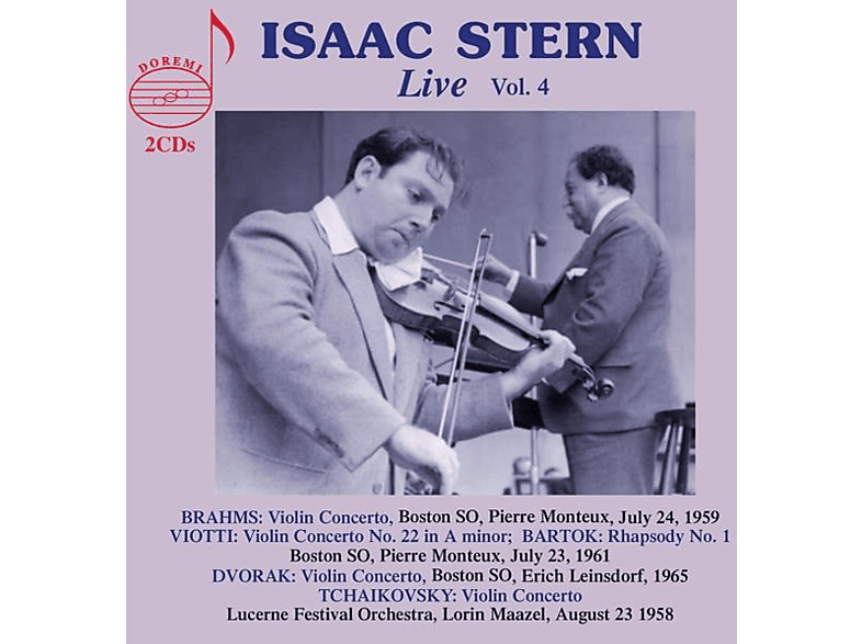 Isaac/leinsdorf/monteux/boston So/+ Stern - Isaac Stern: Live,Vol.4 (CD) von DOREMI