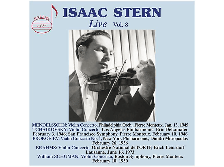 Isaac/monteux/mitropoulos/leinsdorf/+ Stern - Isaac Stern: Live,Vol.8 (CD) von DOREMI