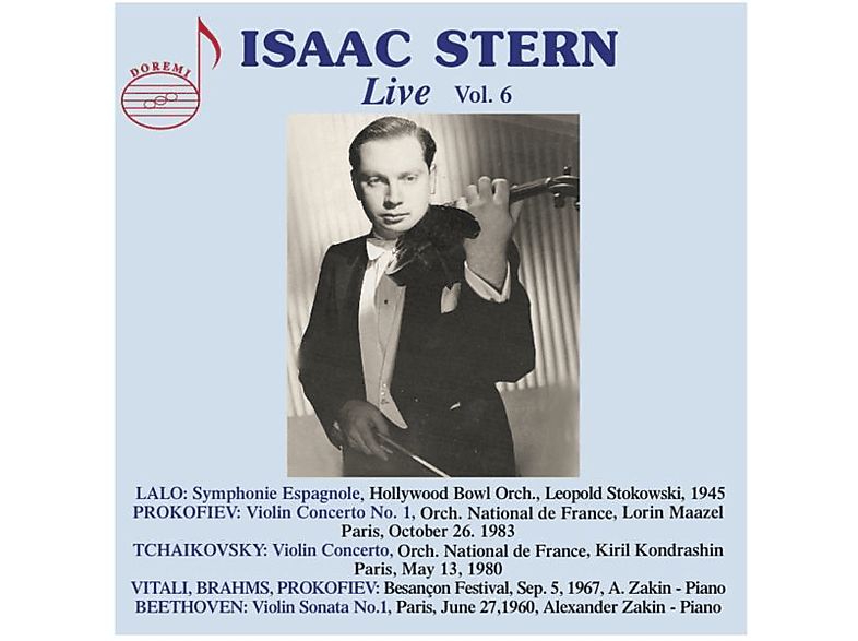 Isaac/stokowski/maazel/kondrashin/+ Stern - Isaac Stern: Live,Vol.6 (CD) von DOREMI