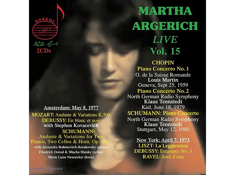 Martha/tennstedt/maisky/+ Argerich - Martha Argerich: Live,Vol.15 (CD) von DOREMI