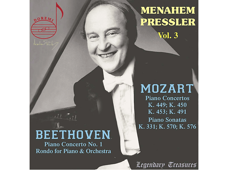Pressler, Atzmon, Orchester Wiener Staatsoper - Legendary Treasures: Menahem Pressler Vol.3 (CD) von DOREMI