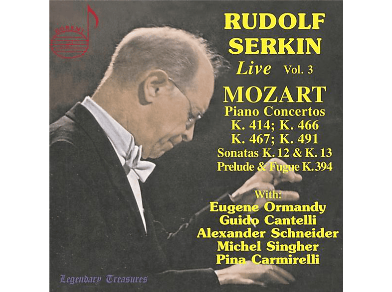 Serkin/Ormandy/Cantelli/singher/+ - Rudolf Serkin: Live,Vol.3 (CD) von DOREMI