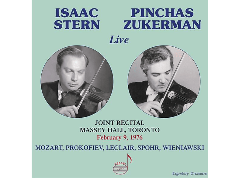 Stern,Isaac/Zukerman,Pinchas - Isaac Stern And Pinchas Zukerman,Live (CD) von DOREMI