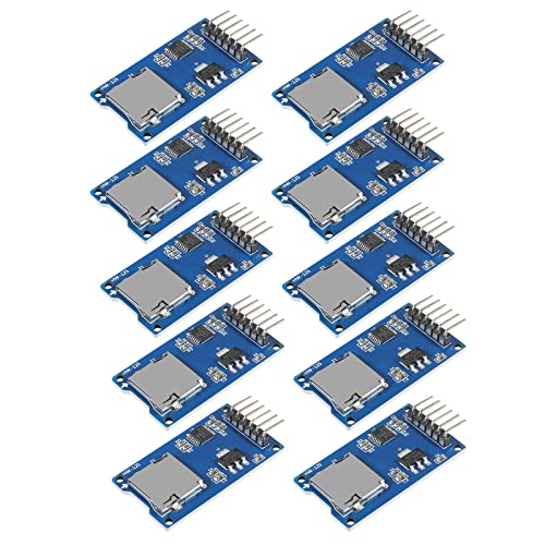 10Pcs Mini TF Card Adater Reader Modul 6pin Micro SD Memory Storage Breakout Board Micro SPI Interface Treibermodul von DORHEA