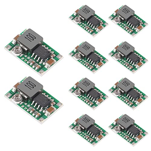 10Pcs Mini360 Buck Converter 3A DC-Spannungsregler Step-Down-Leistungswandlermodul 4,75-23 V zu 1,0-17 V DC-DC-Spannungsregler 3A Netzteil für tragbare Heimwerker-Kommunikationsgeräte 10Pcs Mini360 Buck Converter 3A DC-Spannungsregler Step-Down-Leistungswandlermodul 4,75-23 V zu 1,0-17 V DC-DC-Spannungsregler 3A Netzteil für tragbare Heimwerker-Kommunikationsgeräte von DORHEA