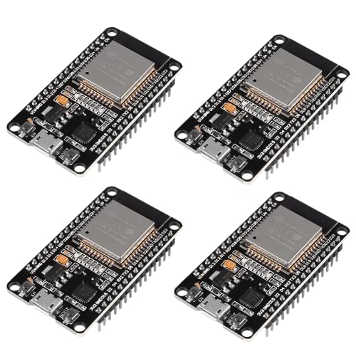 4PCS ESP32 Entwicklungsboard ESP-32S Mikrocontroller Prozessor Integrierter Chip CP-2102 WiFi NodeMCU-32S ESP-WROOM-32 4PCS ESP32 Entwicklungsboard ESP-32S Mikrocontroller Prozessor Integrierter Chip CP-2102 WiFi NodeMCU-32S ESP-WROOM-32 von DORHEA