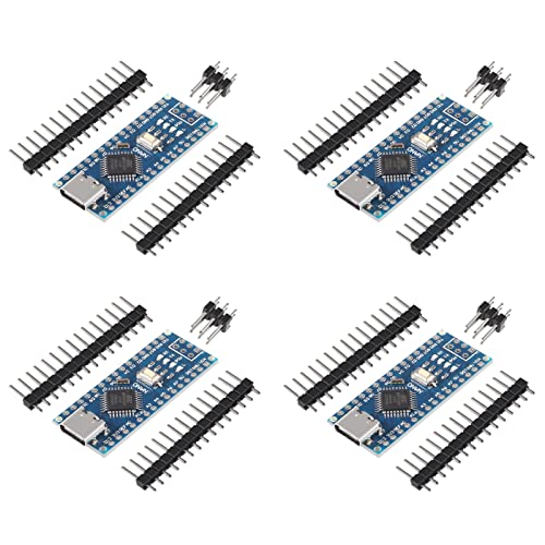 4Pcs für Nano Board 5V 16M Typ C Mikrocontroller Board mit PIN Headers Pin ungelötet Kompatibel mit Electronics Development Board Nano3.0 4Pcs für Nano Board 5V 16M Typ C Mikrocontroller Board mit PIN Headers Pin ungelötet Kompatibel mit Electronics Development Board Nano3.0 von DORHEA
