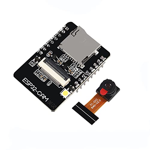 ESP32-CAM-Kameramodul ESP32-CAM-WiFi-Bluetooth-Entwicklungsboard mit OV2640-Kamera, kompatibel mit AR-duino Raspberry Pi ESP32-CAM-Kameramodul ESP32-CAM-WiFi-Bluetooth-Entwicklungsboard mit OV2640-Kamera, kompatibel mit AR-duino Raspberry Pi von DORHEA