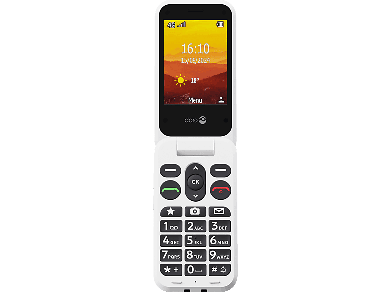 DORO Leva L30 Mobiltelefon, Graphit/Weiß DORO Leva L30 Mobiltelefon, Graphit/Weiß von DORO