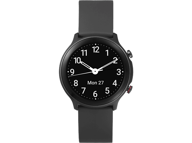 DORO Watch Schwarz Smartwach Metall / Plastik TPU/Silikon mit Metallschnalle, k.A., von DORO