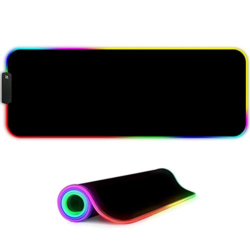 DORRISO RGB Gaming Mauspad 800x300x4mm XL RGB LED Schreibtischunterlage Große Mousepad Wasserdicht Anti Rutsch Matte für Computer PC Professionelle Gamer Gaming Mousepad Schwarz DORRISO RGB Gaming Mauspad 800x300x4mm XL RGB LED Schreibtischunterlage Große Mousepad Wasserdicht Anti Rutsch Matte für Computer PC Professionelle Gamer Gaming Mousepad Schwarz von DORRISO