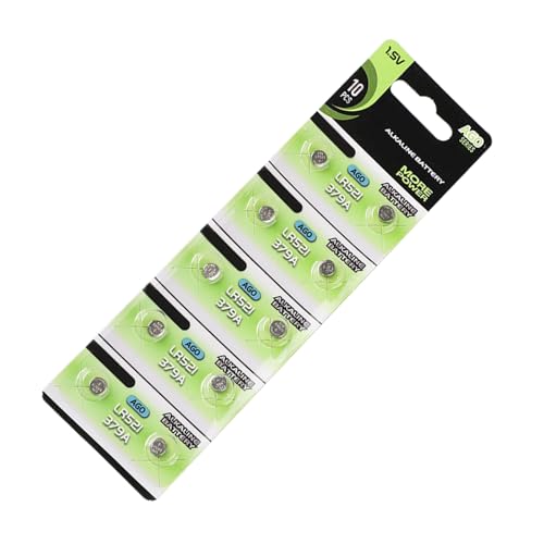 DOSERTY 10pieces Ag0/Ag1/Ag2/Ag3 1 55 V Alkaline Batterien Münzzellbatterien Für LED Taschenlampen Und Zeiger Geeignet DOSERTY 10pieces Ag0/Ag1/Ag2/Ag3 1 55 V Alkaline Batterien Münzzellbatterien Für LED Taschenlampen Und Zeiger Geeignet von DOSERTY
