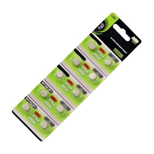 DOSERTY 10pieces Ag0/Ag1/Ag2/Ag3 1 55 V Alkaline Batterien Münzzellbatterien Für LED Taschenlampen Und Zeiger Geeignet DOSERTY 10pieces Ag0/Ag1/Ag2/Ag3 1 55 V Alkaline Batterien Münzzellbatterien Für LED Taschenlampen Und Zeiger Geeignet von DOSERTY