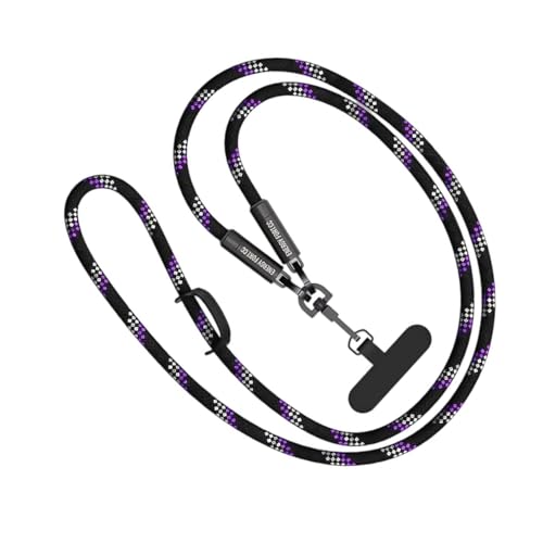 DOSERTY 240W Schnelles Ladekabel 2 In 1 Mobiltelefon Lanyard Typ C Kabel Hals Handgelenk Telefongurte Ladekabel von DOSERTY
