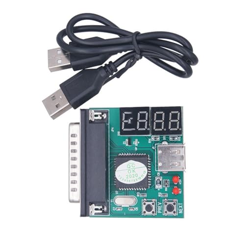 DOSERTY Computerpalpetestkarte USB Leistung 4 Stellige Diagnosekarte Für Notebook Parallele Port Fault Erkennung Und Reparatur von DOSERTY