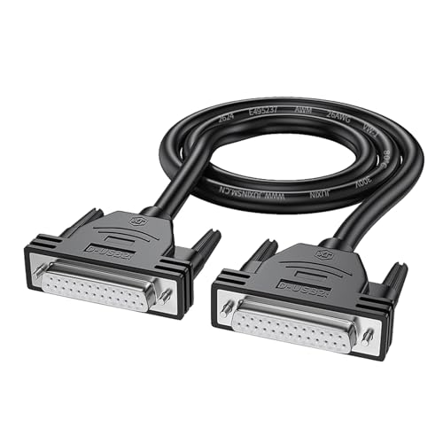 DOSERTY DB25 Männliche/weibliche Verlängerungskabel 25Pin Nickle Plattiersteckercord Kabel Für Druckercomputer DOSERTY DB25 Männliche/weibliche Verlängerungskabel 25Pin Nickle Plattiersteckercord Kabel Für Druckercomputer von DOSERTY