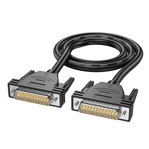 DOSERTY DB25 Männliche/weibliche Verlängerungskabel 25Pin Nickle Plattiersteckercord Kabel Für Druckercomputer DOSERTY DB25 Männliche/weibliche Verlängerungskabel 25Pin Nickle Plattiersteckercord Kabel Für Druckercomputer von DOSERTY
