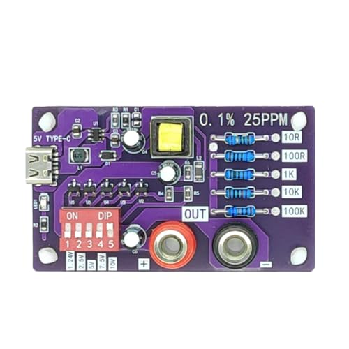 DOSERTY Multimeter Kalibrierungsscheibe 1.24 V/2 5 V/7 5 V/5 V/10V 5 Kanalspannungen Widerstandsreferenzwiderstandsmodul Für Computer DOSERTY Multimeter Kalibrierungsscheibe 1.24 V/2 5 V/7 5 V/5 V/10V 5 Kanalspannungen Widerstandsreferenzwiderstandsmodul Für Computer von DOSERTY