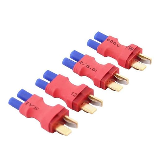 DOSERTY Packung Von 4 Drahtlosen Steckern EC2 EC2 Femal Female Adapter Stecker Stecker Elektronischer Komponentenverbindungsstecker DOSERTY Packung Von 4 Drahtlosen Steckern EC2 EC2 Femal Female Adapter Stecker Stecker Elektronischer Komponentenverbindungsstecker von DOSERTY