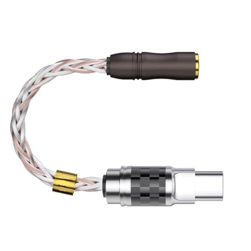 DOSERTY Typ C Bis 3 5 Mm/2 5 Mm Kopfhöreradapter Audiophile Steckverbinderkabel Für Ausgewogene Leistungen Und von DOSERTY