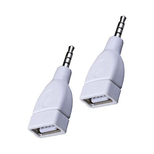 DOSERTY USB 2.0 Frauen Bis 3 5 Mm Männlicher Auxs Sound Plug Converter Adapter Plug Für CAR MP3 Player Mobiltelefon DOSERTY USB 2.0 Frauen Bis 3 5 Mm Männlicher Auxs Sound Plug Converter Adapter Plug Für CAR MP3 Player Mobiltelefon von DOSERTY