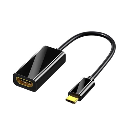 DOSERTY USB C Zu HDTV Adapter 4K Hochauflösende Unterstützung Für Professionelle Bearbeitung Und Unterhaltung Multidevice Kompatibel von DOSERTY
