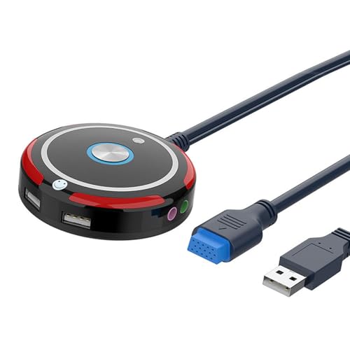 Multifunktionaler Desktop Computer Switches Mit Zwei USB2.0 Port Und Sound Für Internet Cafés Und Heimnutzung Multifunktionaler Desktop Computer Switches Mit Zwei USB2.0 Port Und Sound Für Internet Cafés Und Heimnutzung von DOSERTY