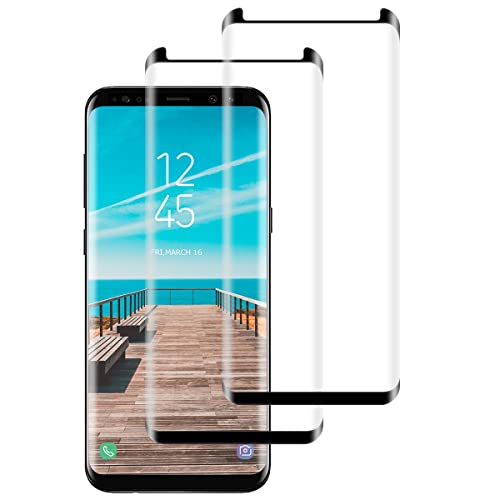 DOSMUNG Displayschutzfolie für Samsung Galaxy S8 Plus Panzerglasfolie, Handy Schutzglas, 3D Vollständige Abdeckung, blasenfrei, kratzfest, hohe Empfindlichkeit, 9H Härte Displayschutzfolie, 2 Stück DOSMUNG Displayschutzfolie für Samsung Galaxy S8 Plus Panzerglasfolie, Handy Schutzglas, 3D Vollständige Abdeckung, blasenfrei, kratzfest, hohe Empfindlichkeit, 9H Härte Displayschutzfolie, 2 Stück von DOSMUNG