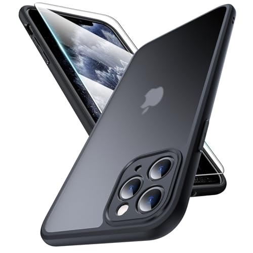 DOSNTO Solide Armor für iPhone 11 Pro Max Hülle, Voller Kameraschutz, Militärische Stoßfest Transluzent Handyhülle für Frau Mann, Frost Harte Case Dünn Schutzhülle DOSNTO Solide Armor für iPhone 11 Pro Max Hülle, Voller Kameraschutz, Militärische Stoßfest Transluzent Handyhülle für Frau Mann, Frost Harte Case Dünn Schutzhülle von DOSNTO