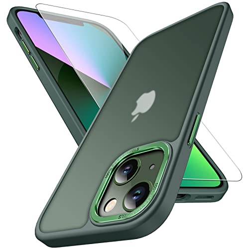 DOSNTO Solide Armor für iPhone 13 Hülle & iPhone 14 Hülle Militärischer Stoßfest Transluzent Handyhülle Erhöhtem Metall zum Kameraschutz Rugged Case Dünn Hart Schutzhülle Anti-Fingerabdruck DOSNTO Solide Armor für iPhone 13 Hülle & iPhone 14 Hülle Militärischer Stoßfest Transluzent Handyhülle Erhöhtem Metall zum Kameraschutz Rugged Case Dünn Hart Schutzhülle Anti-Fingerabdruck von DOSNTO