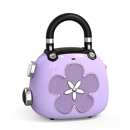 DOSS Mini Bluetooth Lautsprecher, Kleine musikbox Bluetooth mit integriertem Mikrofon, ultraportablem Design, Süß Bluetooth Box -Violett DOSS Mini Bluetooth Lautsprecher, Kleine musikbox Bluetooth mit integriertem Mikrofon, ultraportablem Design, Süß Bluetooth Box -Violett von DOSS