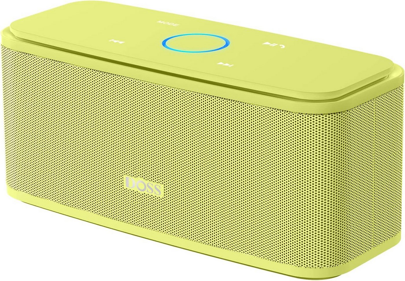 DOSS SoundBox Musikbox 20h Akku Touch Control Bluetooth-Lautsprecher (mit Bluetooth 5.0, Dualen Bass-Treibern, 20H Spielzeit,Touch Control) von DOSS
