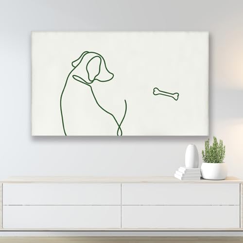 DOTBUY-SHOP TV-Staubschutz, 32-85 Zoll TV-Abdeckung Staubschutzhülle, Hülle Bezug für Fernsehen, Universal Fernseher Schutzhülle, Minimalistischer Stil (Welpe,69-75 Zoll) von DOTBUY-SHOP