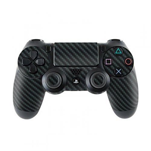DOTBUY PS4 Design Schutzfolie Skin Sticker Aufkleber Set Styling für Sony Playstation 4 Controller X 1 (Carbon Fiber Black) von DOTBUY