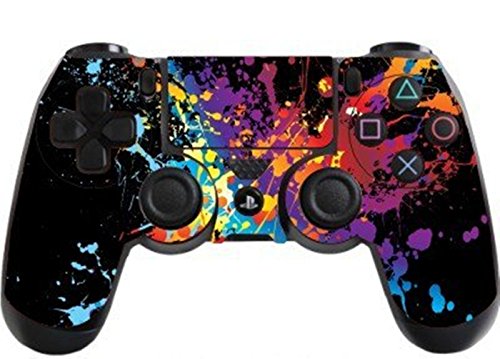 DOTBUY PS4 Design Schutzfolie Skin Sticker Aufkleber Set Styling für Sony Playstation 4 Controller X 1 (Paint Splats) von DOTBUY