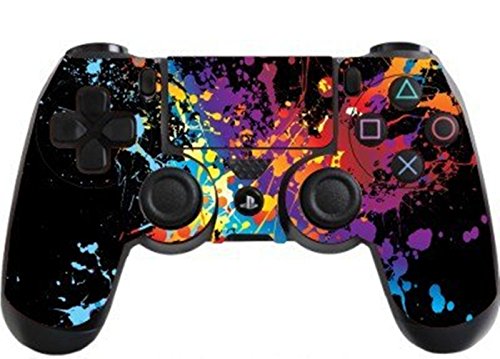 DOTBUY PS4 Design Schutzfolie Skin Sticker Aufkleber Set Styling für Sony Playstation 4 Controller X 1 (Paint Splats) von DOTBUY