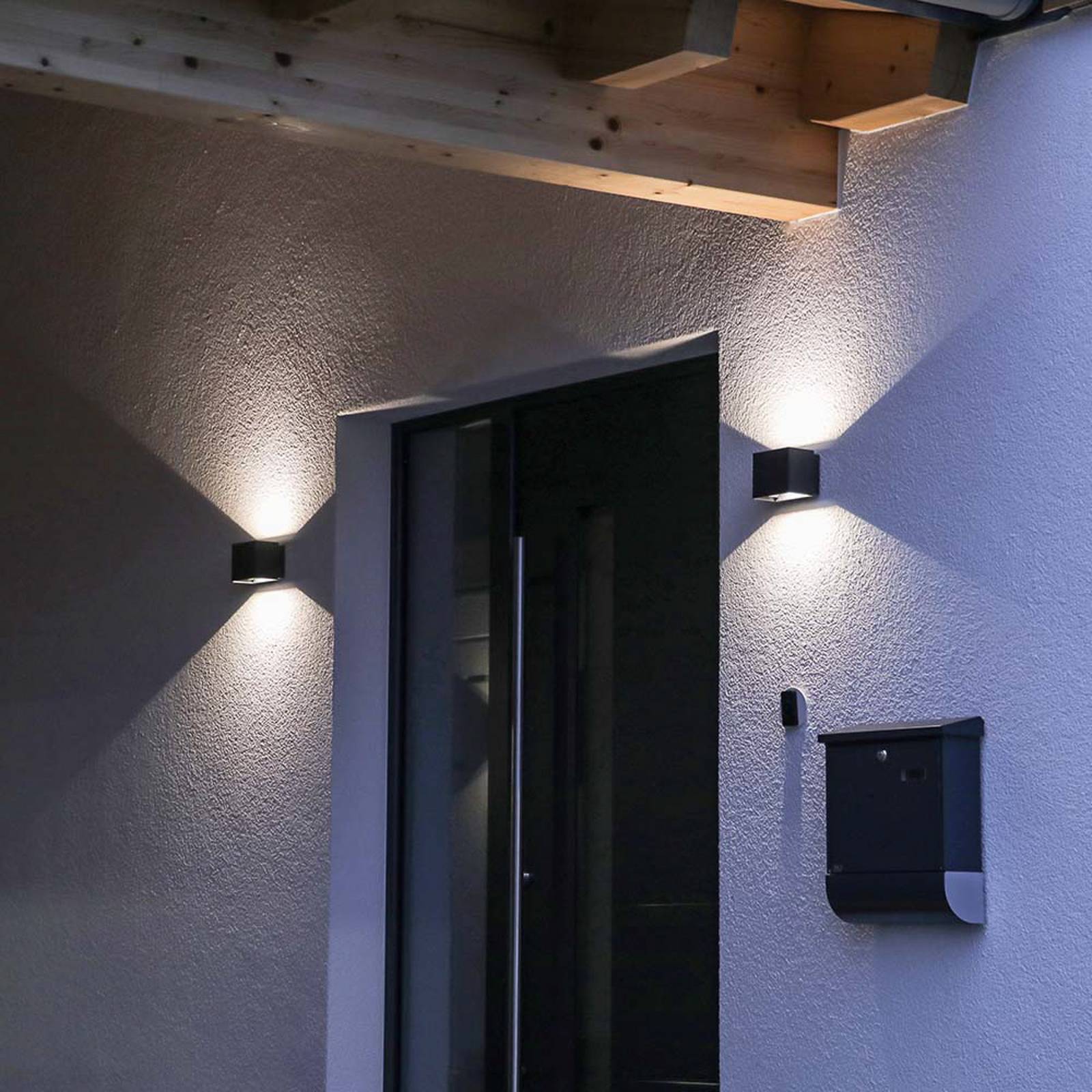 DOTLUX LED-Außenwandleuchte BEAMO, anthrazit, 12 cm, up/down DOTLUX LED-Außenwandleuchte BEAMO, anthrazit, 12 cm, up/down von DOTLUX