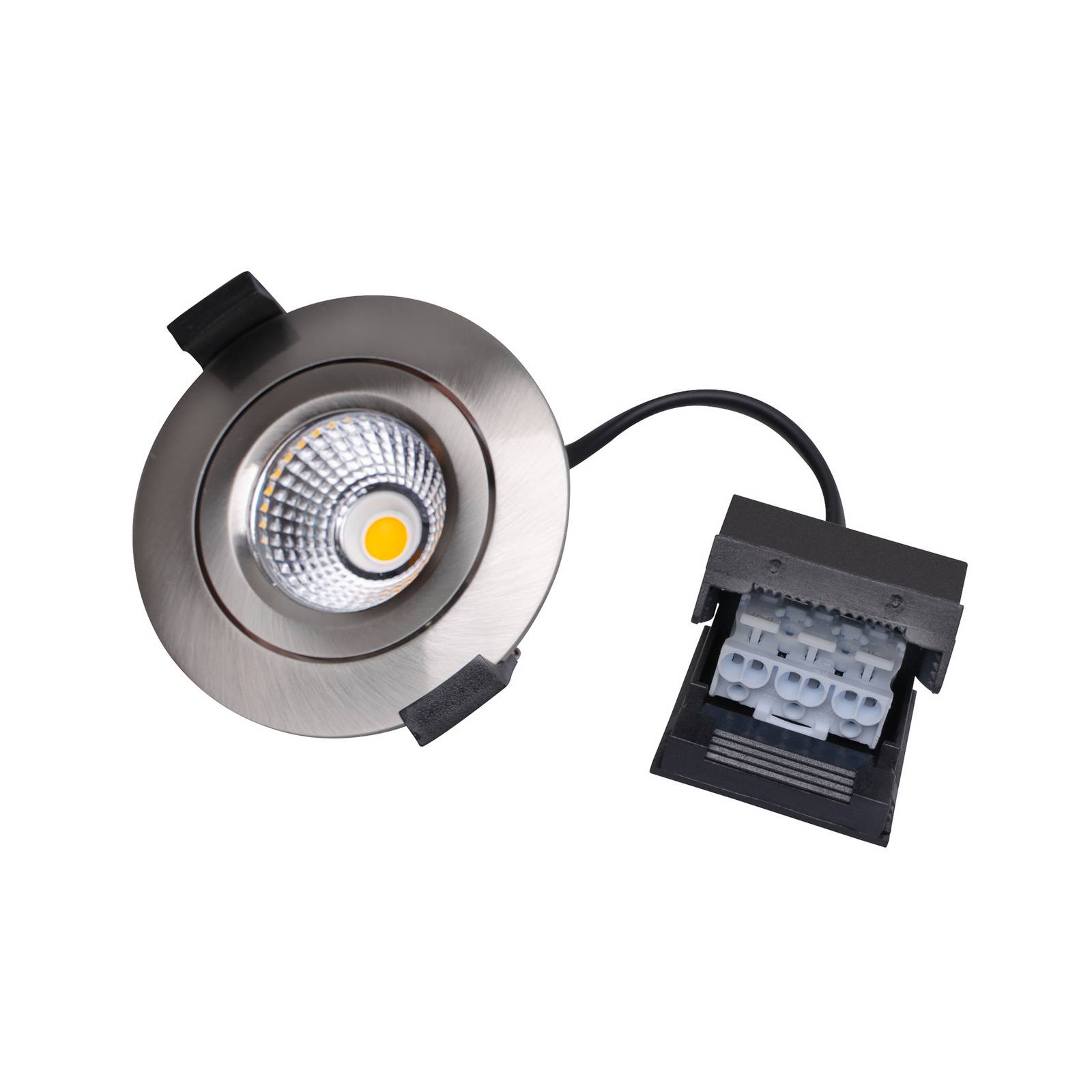 DOTLUX LED-Deckeneinbaulampe CIRCLEminidim edelstahl Ø 8,5cm DOTLUX LED-Deckeneinbaulampe CIRCLEminidim edelstahl Ø 8,5cm von DOTLUX