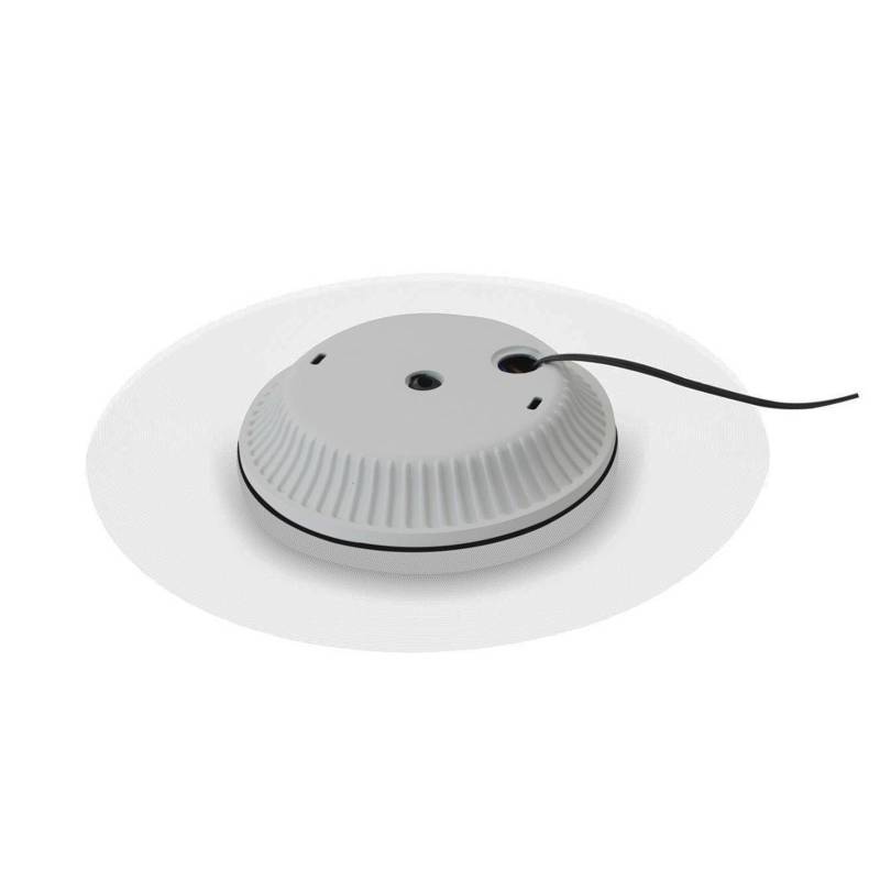 DOTLUX LED-Deckenlampe MOONBASE silber Ø 37 cm Alu/Acryl CCT von DOTLUX