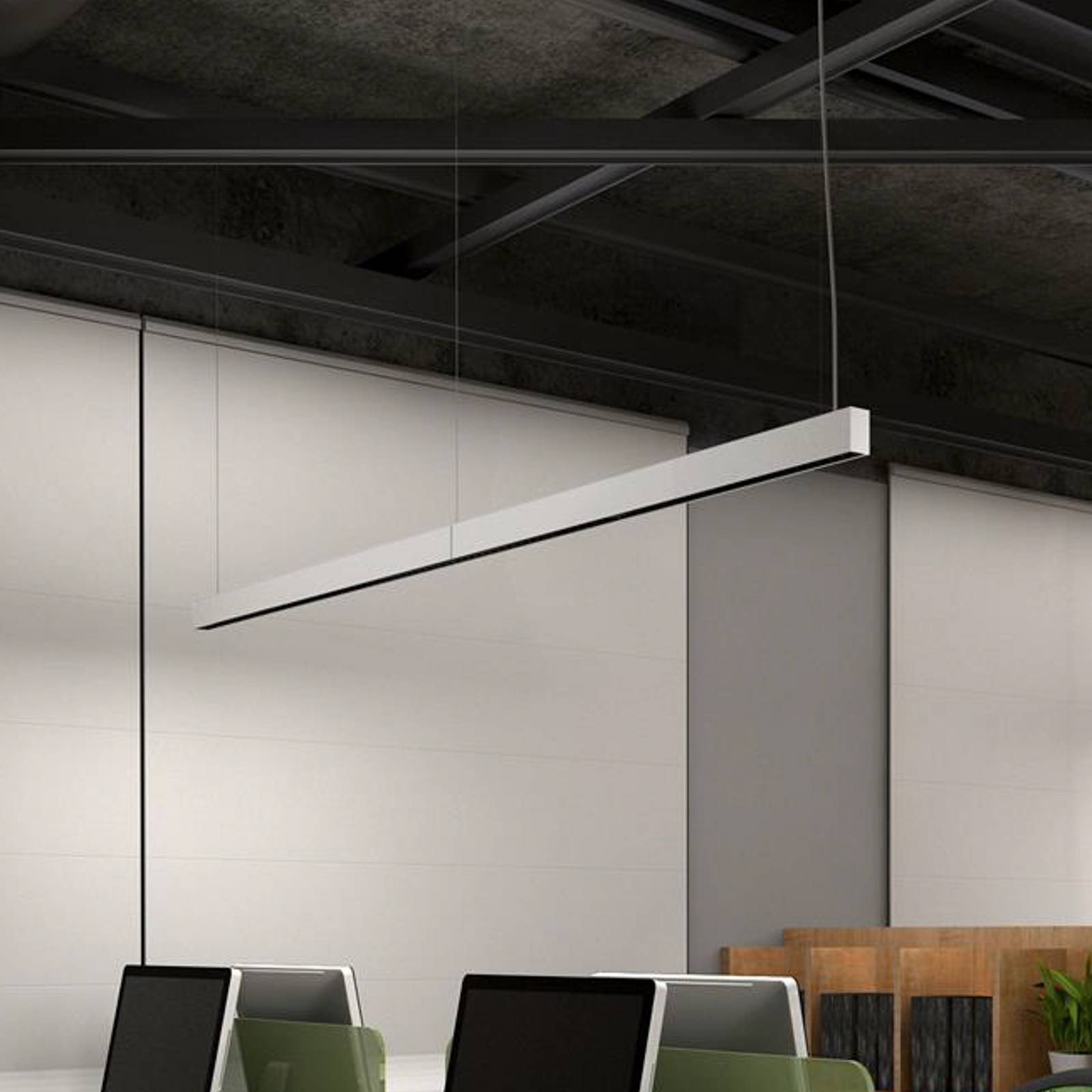 DOTLUX LED-Hängeleuchte STYLEfree, weiß, 118 cm 50 W 4.000 K DOTLUX LED-Hängeleuchte STYLEfree, weiß, 118 cm 50 W 4.000 K von DOTLUX